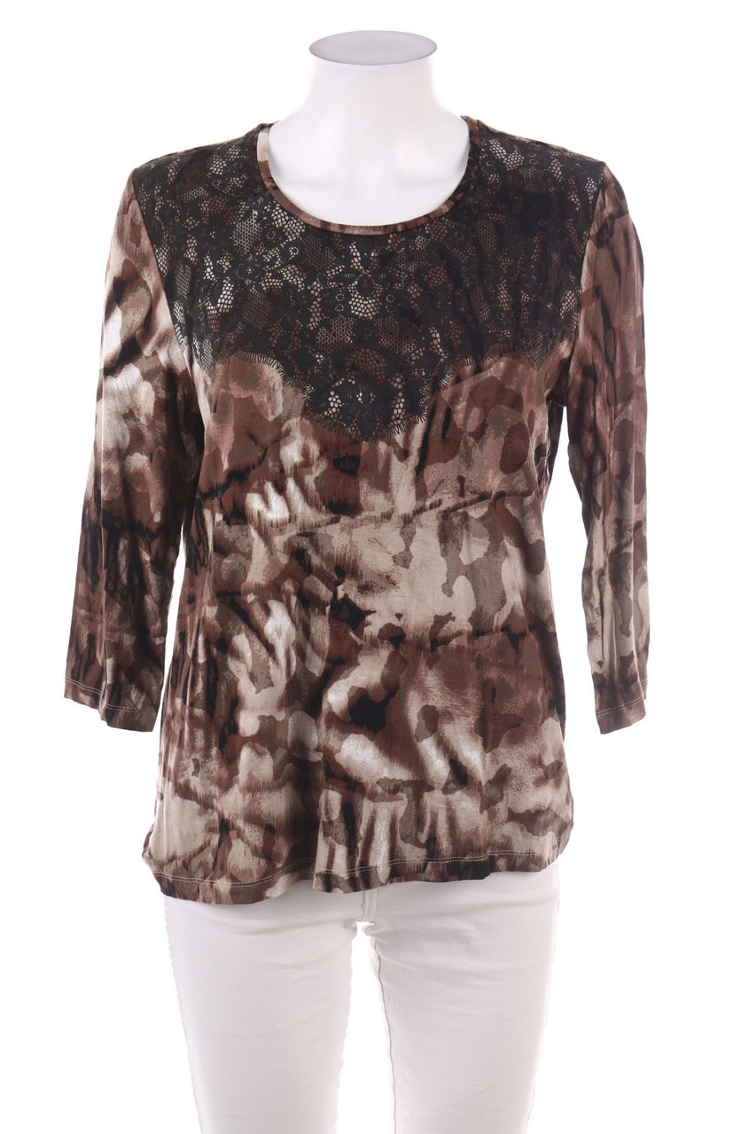 Betty Barclay - 3/4-Arm-Shirt mit Strass-Steinen - D 42-44