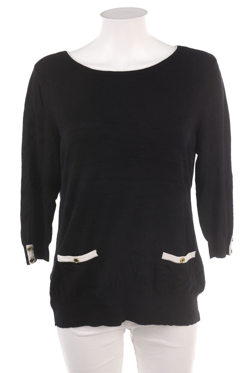 F&F - Strick-Pullover mit aufgesetzten Taschen - M