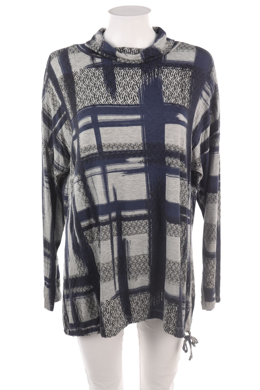 LIBERTY - Longsleeve-Shirt mit Karo-Muster - D 50