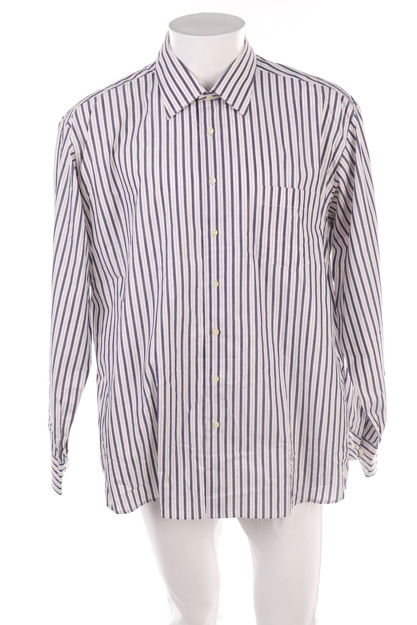 SERGIO - gestreiftes Hemd - 2XL