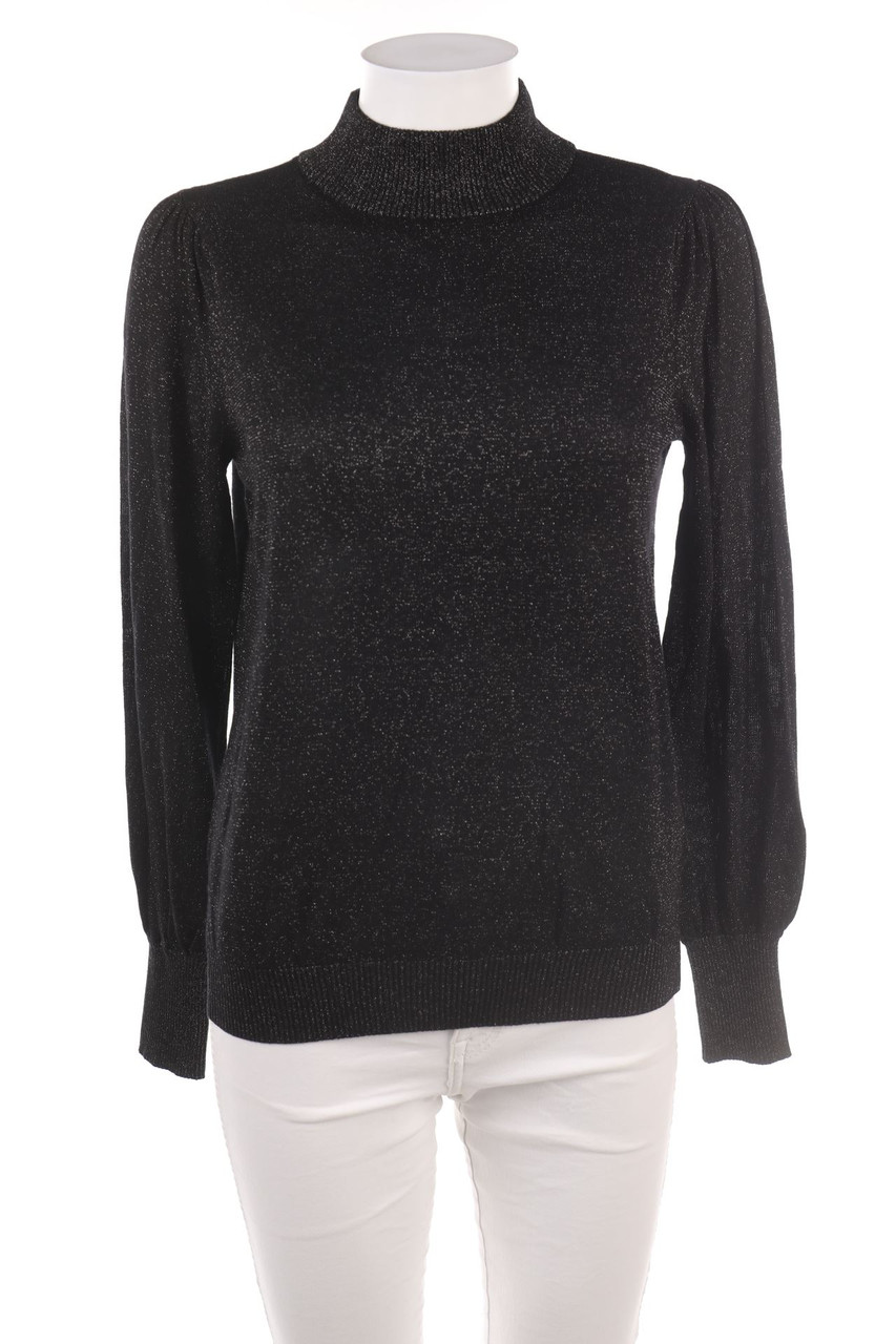 WE FASHION - Strick-Pullover mit Metallic-Effekt - M
