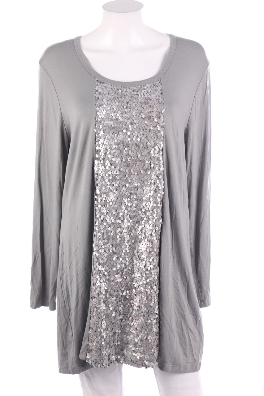 Betty Barclay - Longsleeve-Shirt mit Pailletten - 3XL