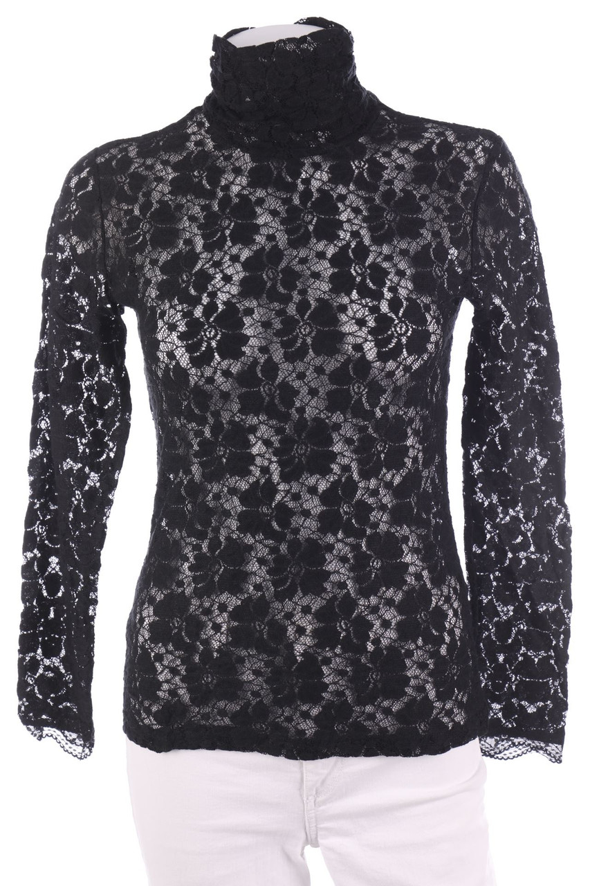 MANGO - Longsleeve-Shirt aus Spitze - XS