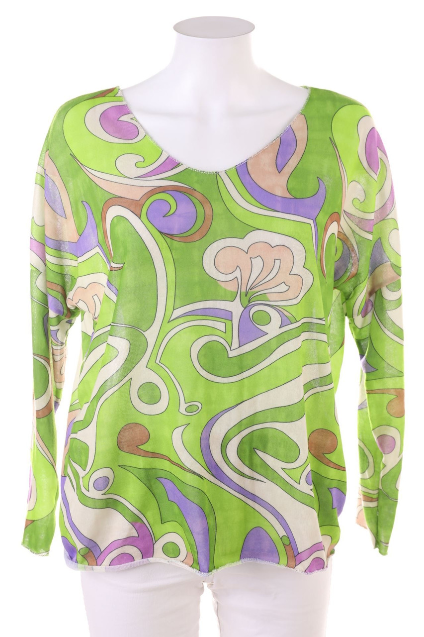 NEW COLLECTION - Longsleeve-Shirt mit floralem Muster - L