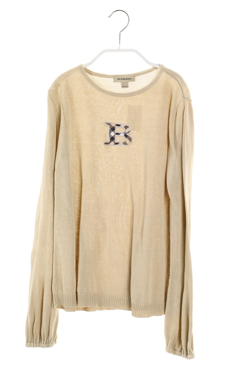 BURBERRY - Pullover aus Seiden-Mischung mit Logo-Stickerei - 140