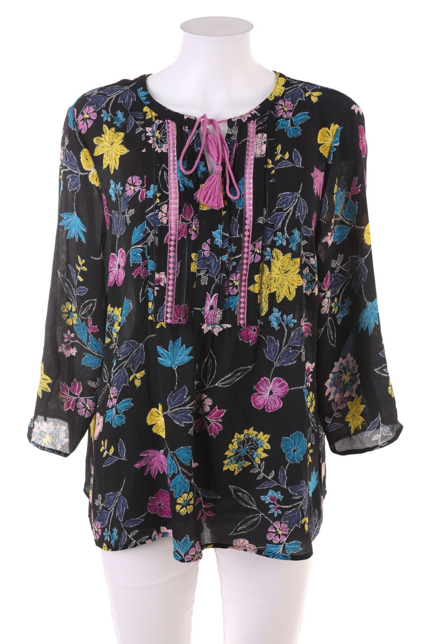CANDA by C&A - Tunika-Bluse mit Blumen-Print - L