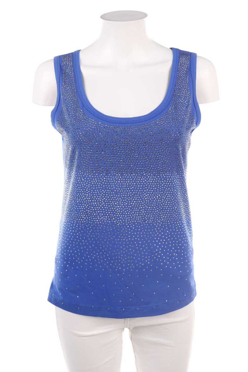 SECONDHAND - Tanktop mit Strass-Steinen - M