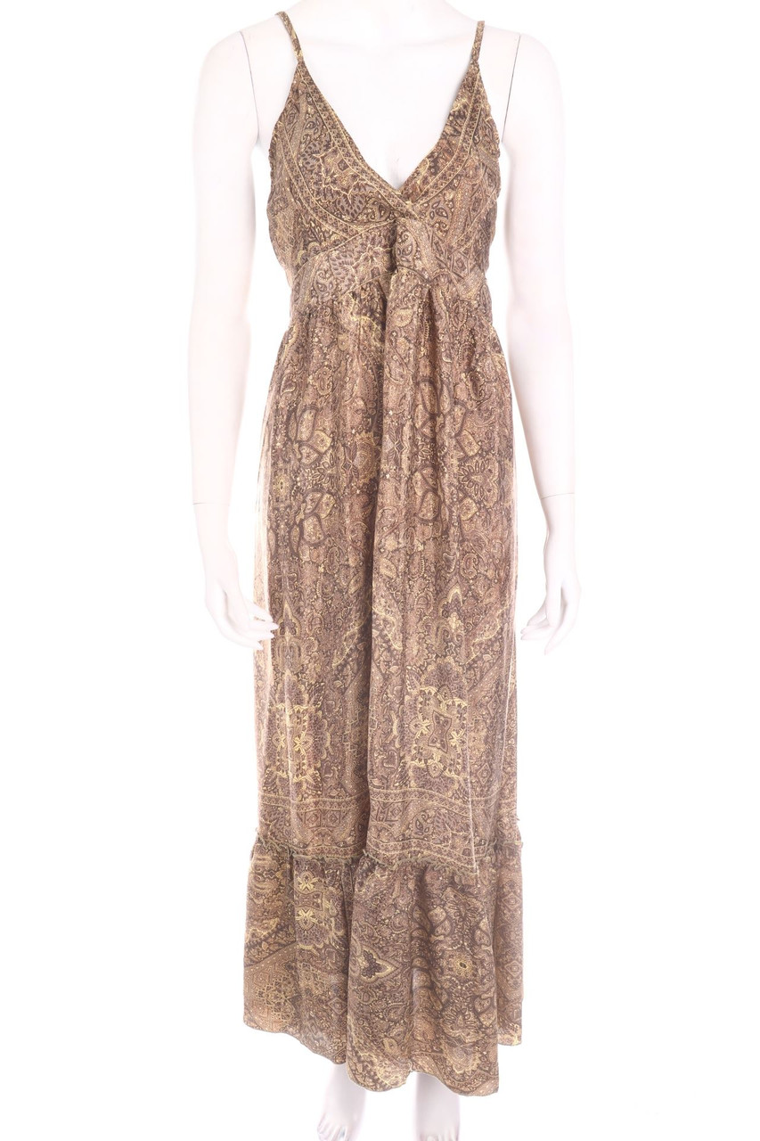 TRIDAGNA - Maxi-Kleid mit Ethno-Print - S