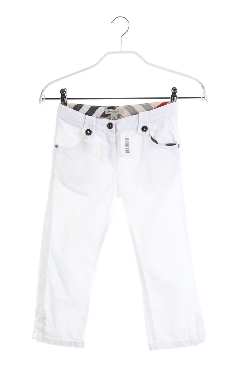 BURBERRY - Jeans mit Logo-Knöpfen - 128