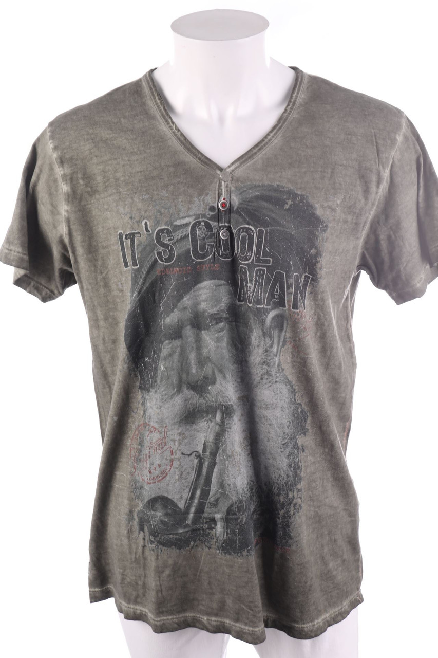 SECONDHAND - T-Shirt mit Print - 2XL