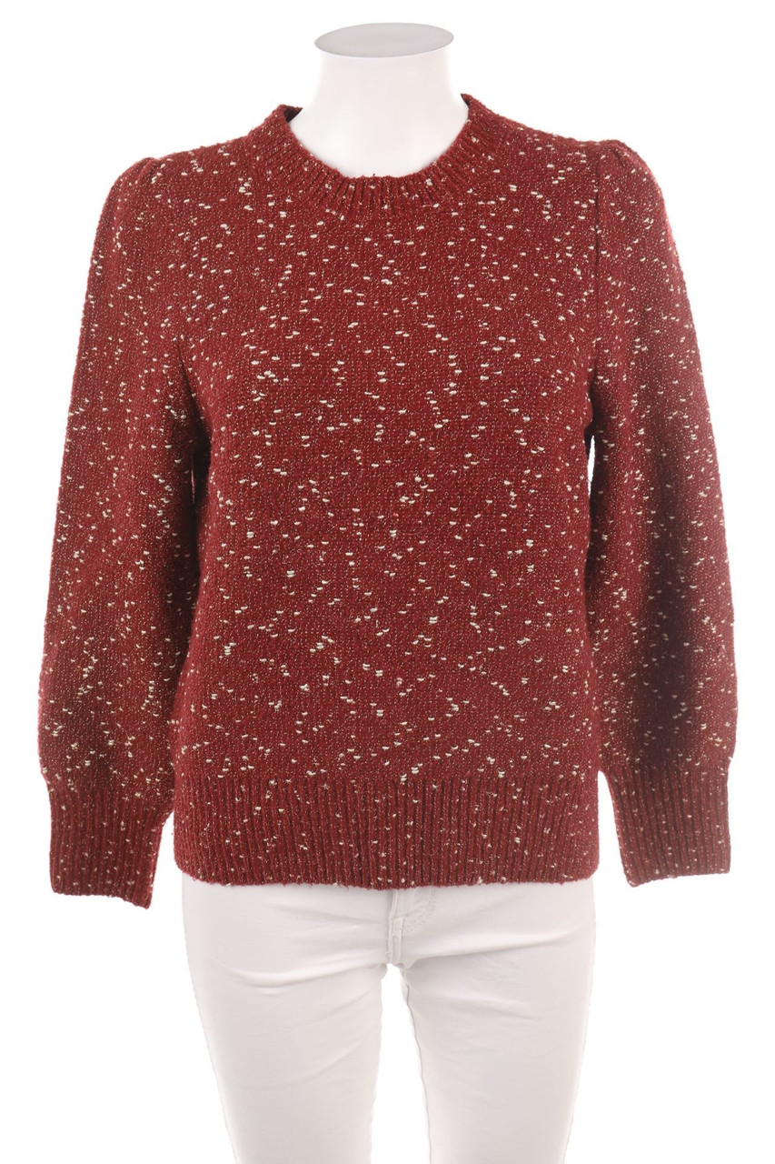 VINTAGE - Strick-Pullover mit Glitzer - L