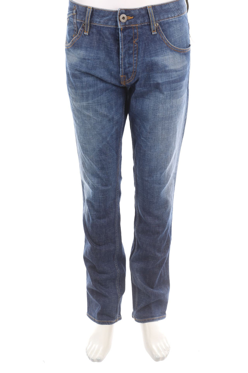 GUESS - Used Look Straight Cut Jeans - XS