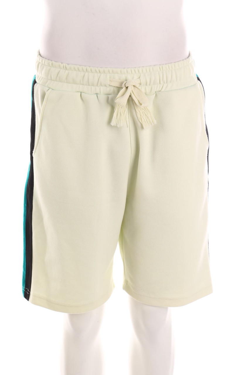 Ohne Label - Sweat-Shorts mit Galonstreifen - XXL