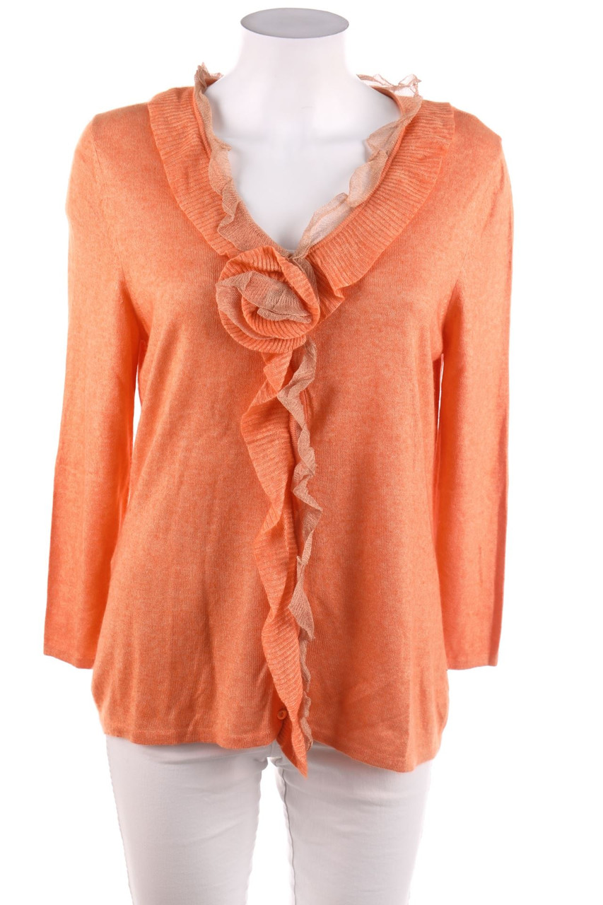 Ohne Label - Cardigan mit Volants - M