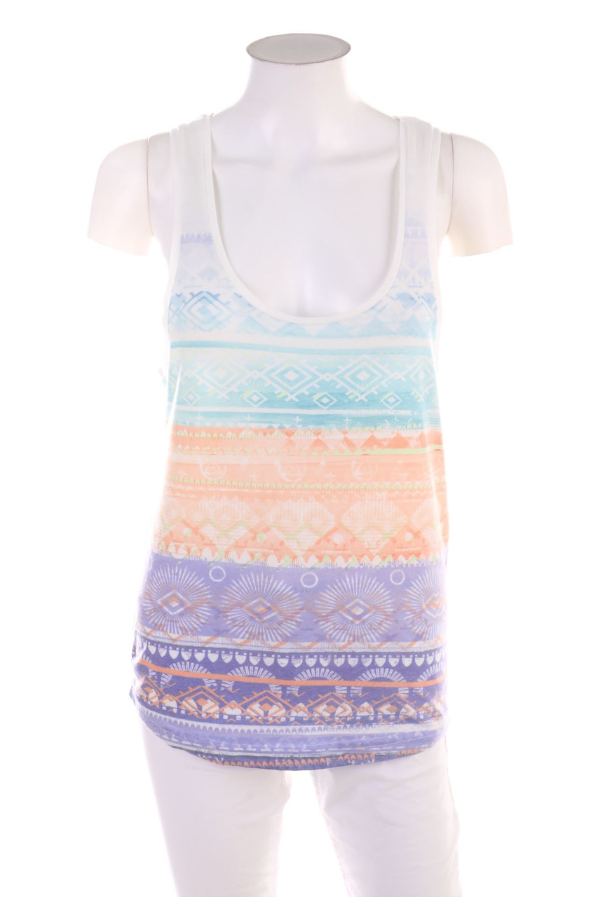 Ohne Label - Top mit Ethno-Print - D 36