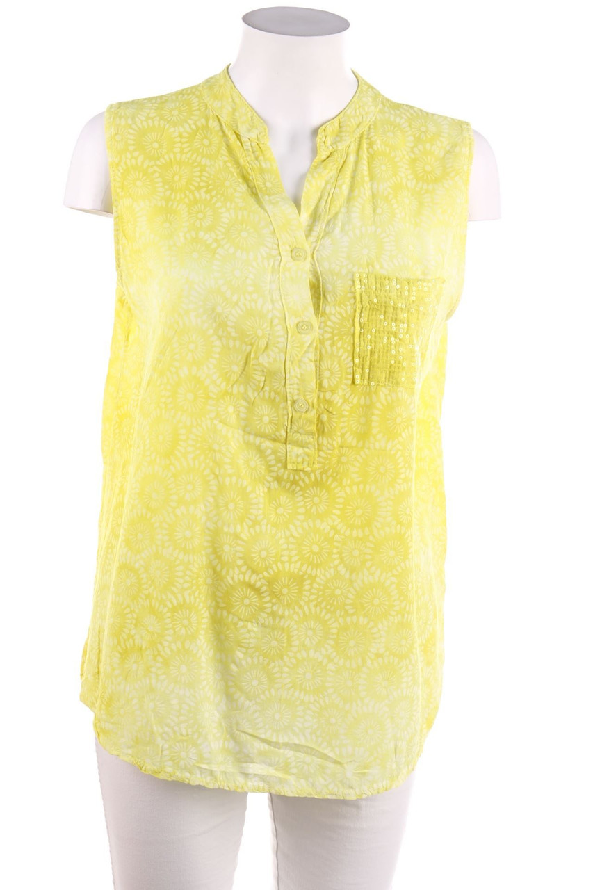 Ohne Label - Blusentop mit Pailletten - XL