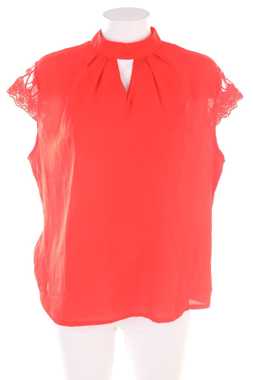 Ohne Label - Kurzarm-Bluse - 3XL