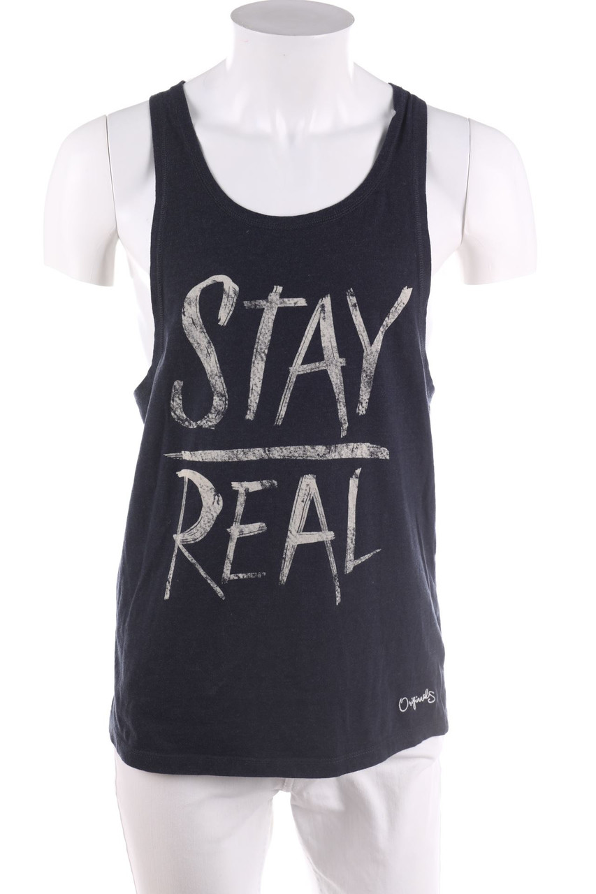 JACK & JONES - Top mit Statement-Print - M