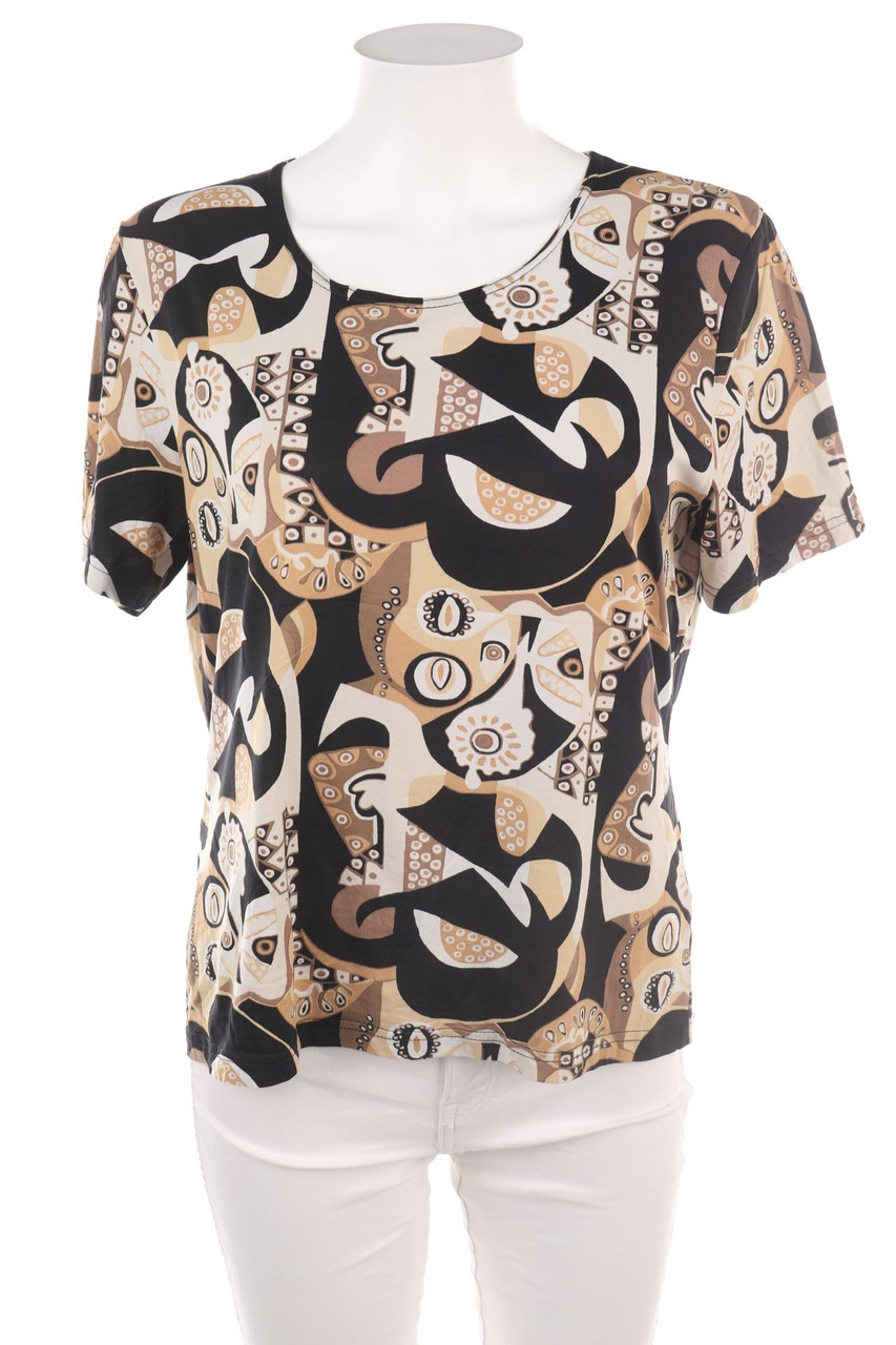 comma - Kurzarm-Bluse - 2XL