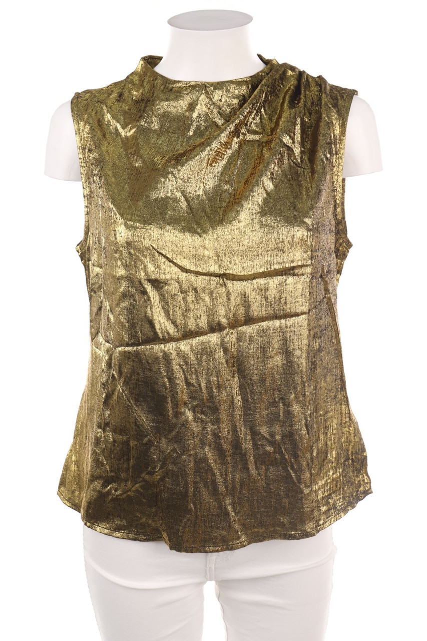 SHEIN - Metallic-Blusentop - M