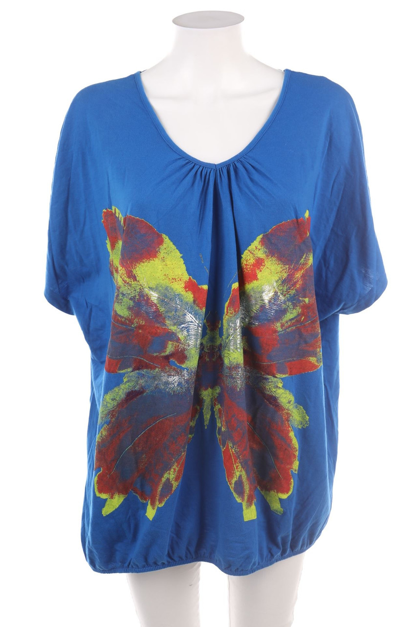 Ohne Label - Kurzarm-Shirt mit Print - XXXXL