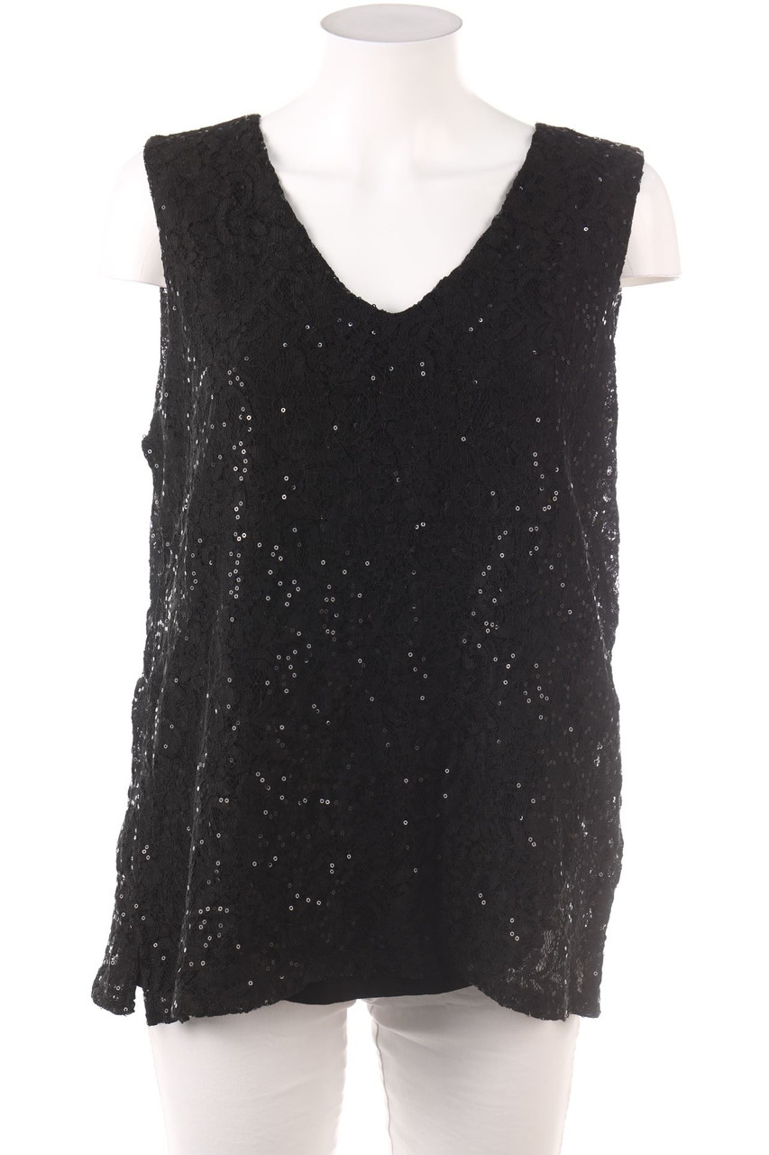 Street One - Blusentop mit Pailletten - XL