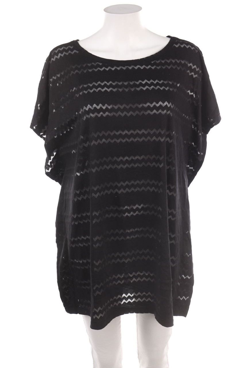 Ohne Label - Shirt mit Zickzack-Muster - M