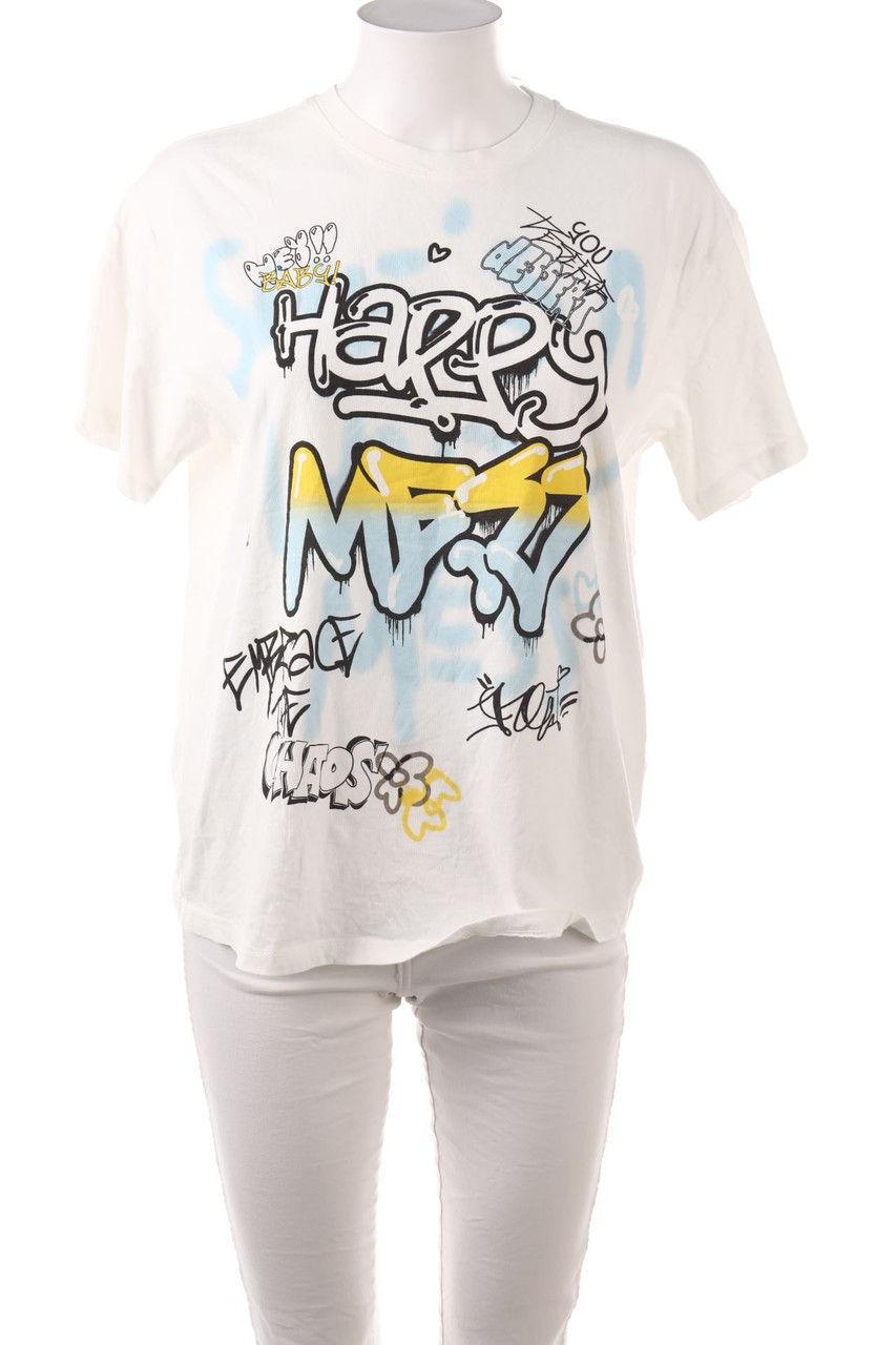 Bershka - Kurzarm-Shirt - S