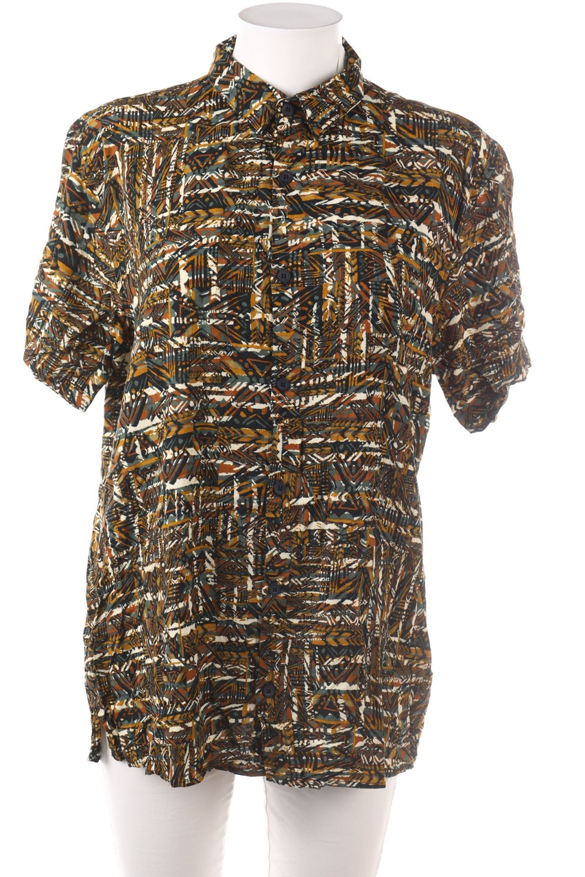 Bershka - Hemd-Bluse mit kurzem Ärmel - S