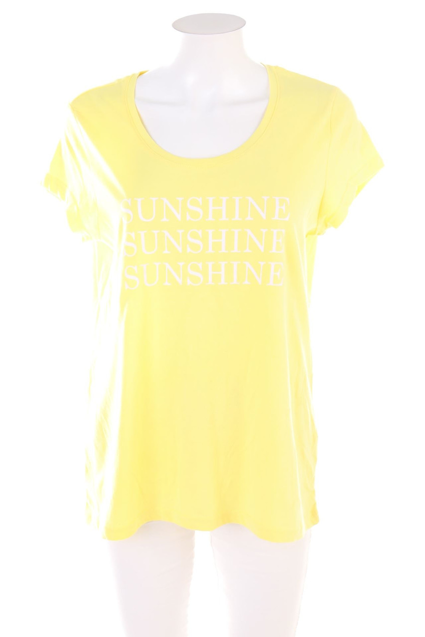 INFINITY WOMAN - Kurzarm-Shirt mit Statement-Print - M