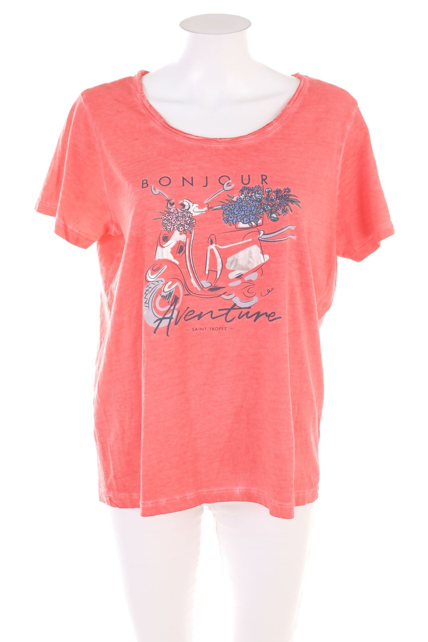 GINA BENOTTI - Kurzarm-Shirt mit Print - M