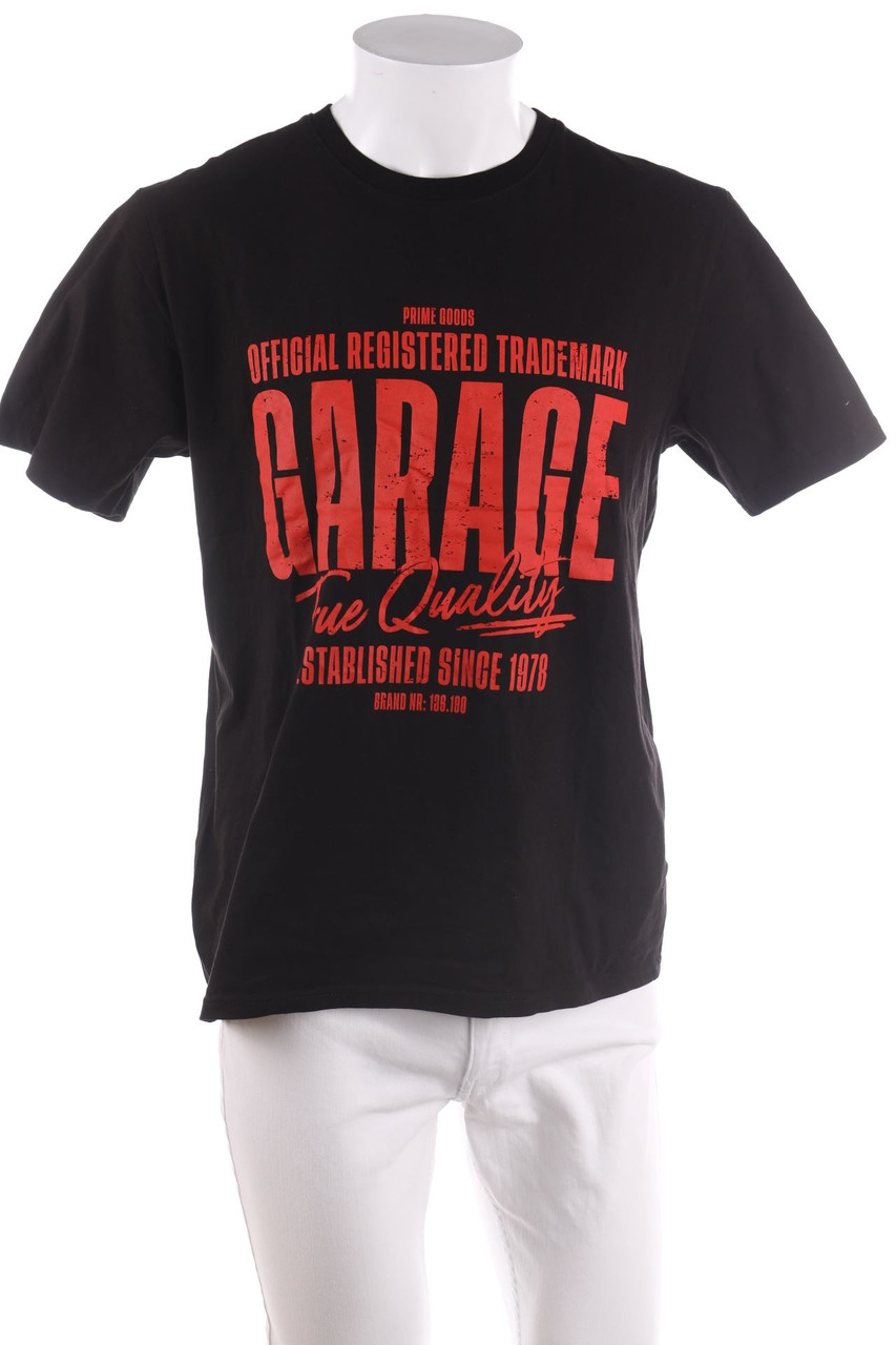 SMOG - T-Shirt mit Statement-Print - M