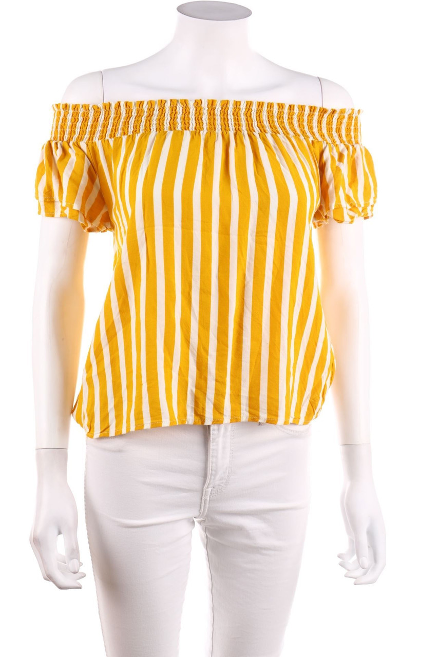 Pimkie COLLECTION - Carmen-Bluse mit Streifen - S