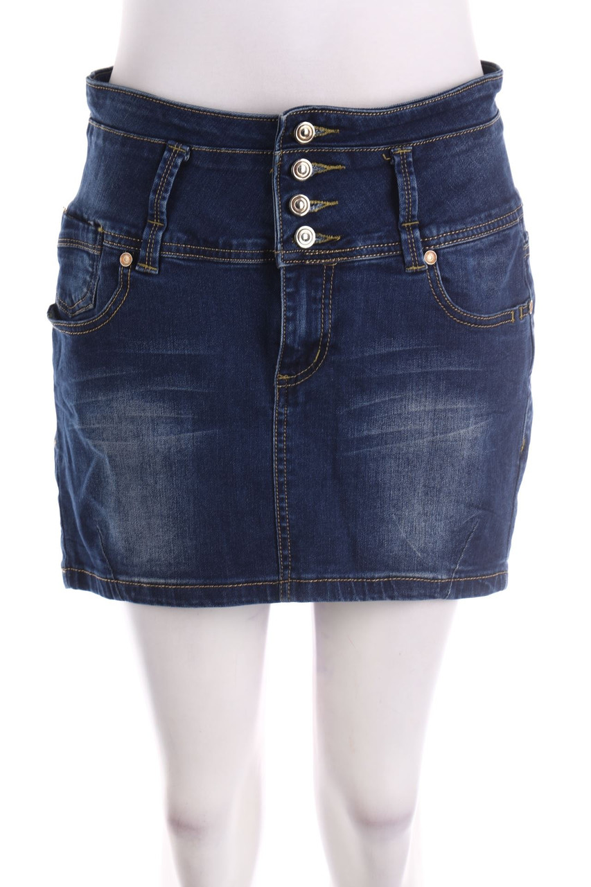 Monday Premium - Mini-Jeansrock - L