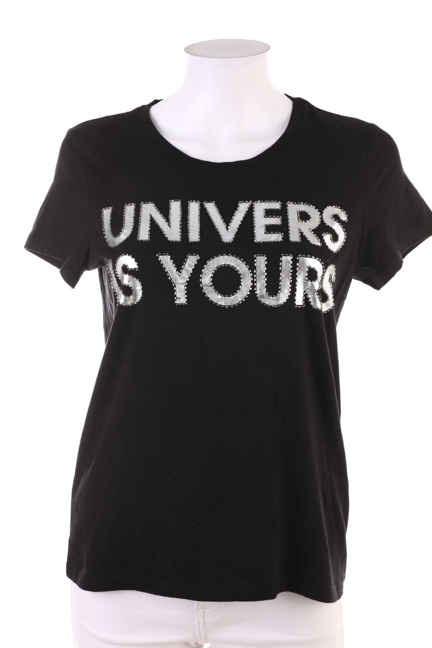 PRINCESS GOES HOLLYWOOD - Kurzarm-Shirt mit Statement-Print - XS