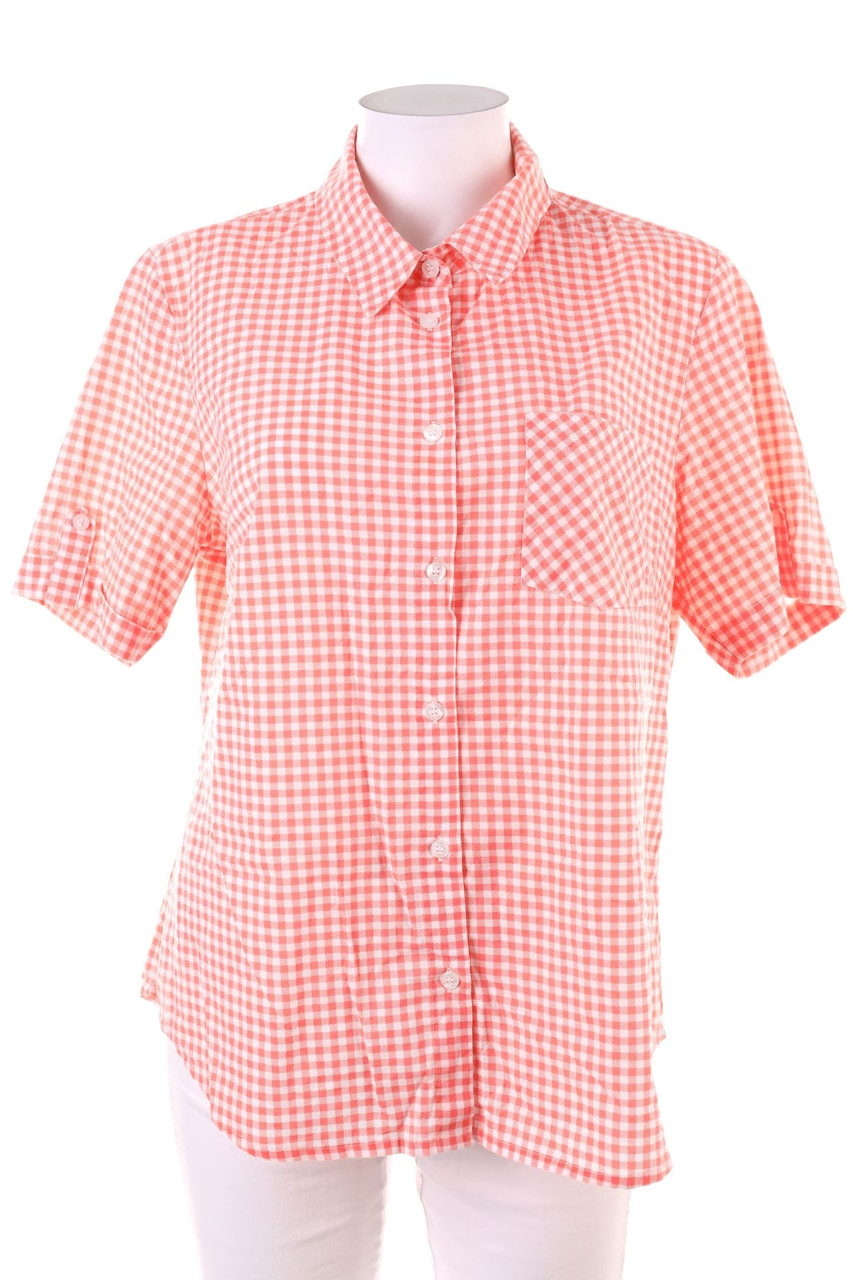 COLLECTION L. - Hemd-Bluse mit kurzem Ärmel - XL