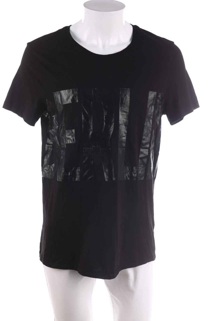 H&M - T-Shirt mit Print - M