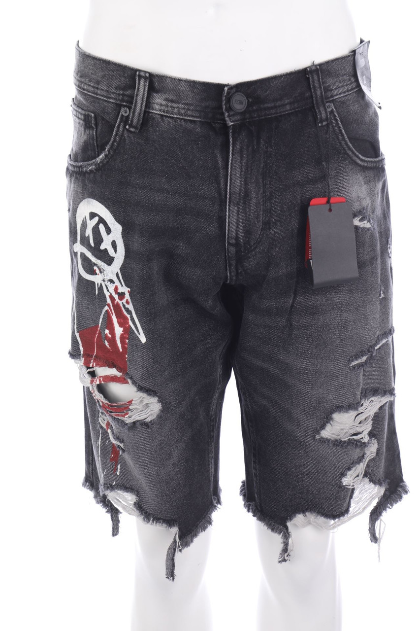 FSBN - Used Look Jeans-Shorts - XL