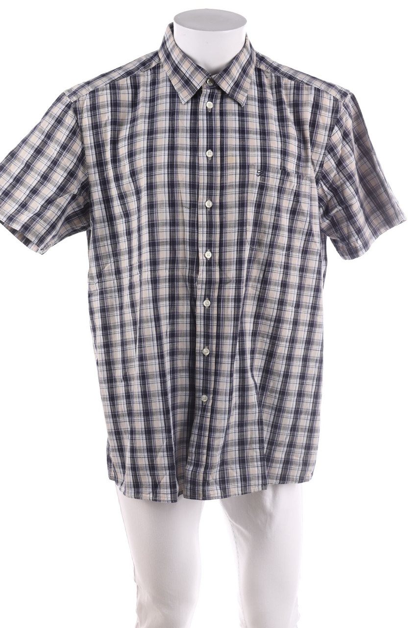 Kingfield Charles Vögele - Kurzarm-Hemd mit Karo-Muster - 2XL