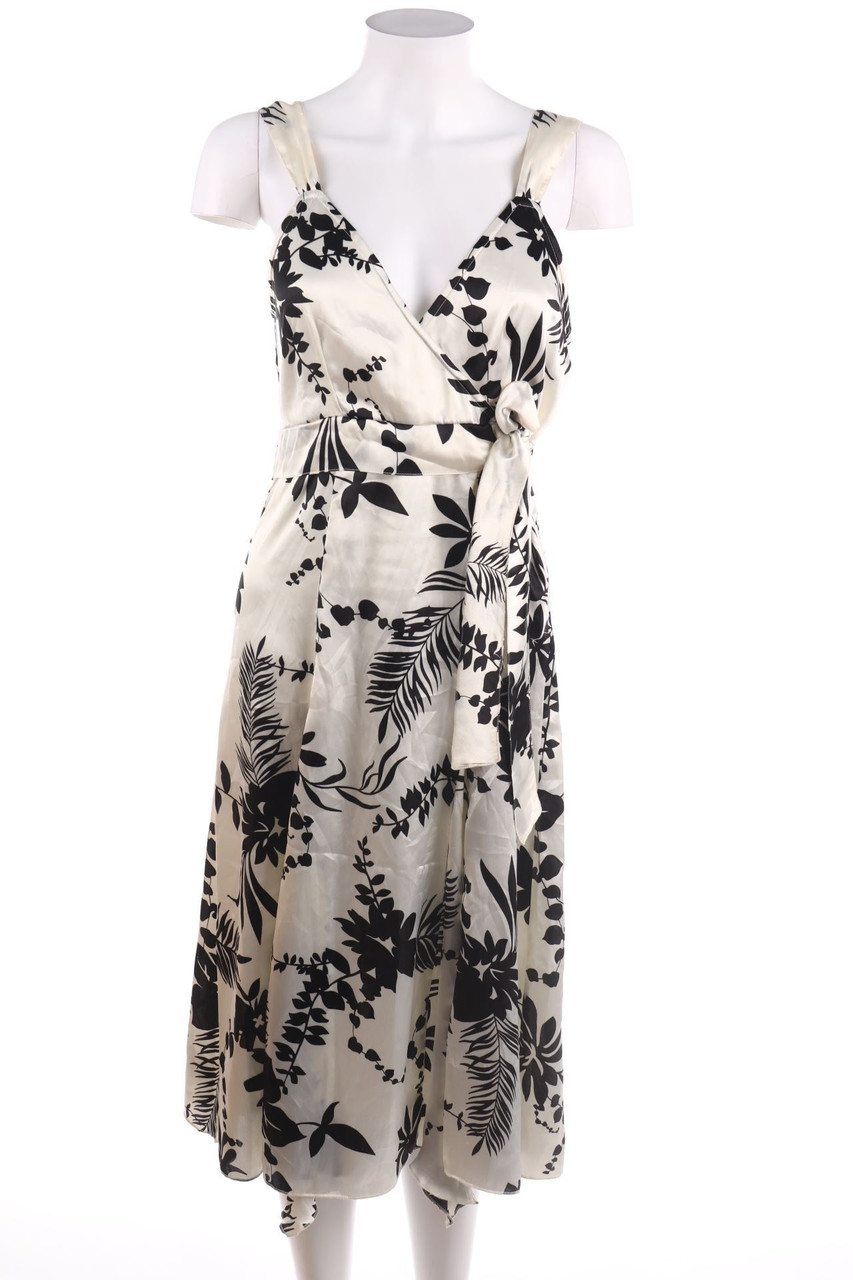CHICC - Satin-Midikleid mit floralem Muster - D 36