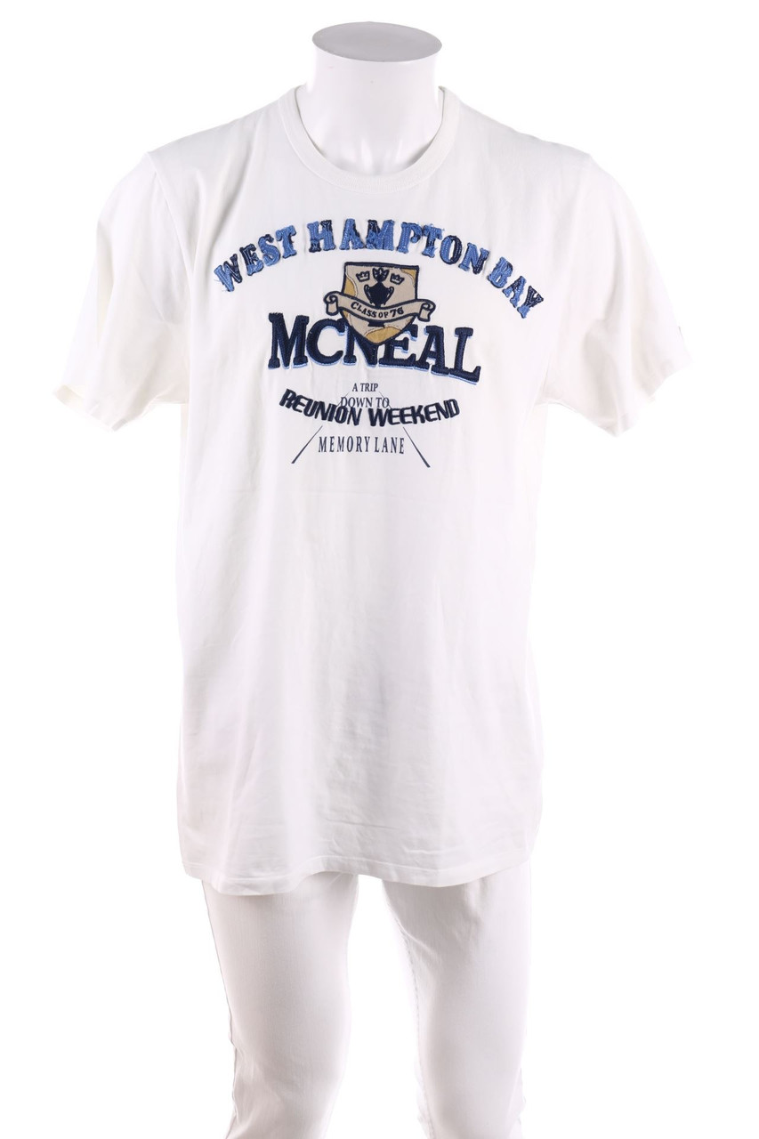 McNEAL - T-Shirt mit Rundhals mit Logo-Stickerei - XL
