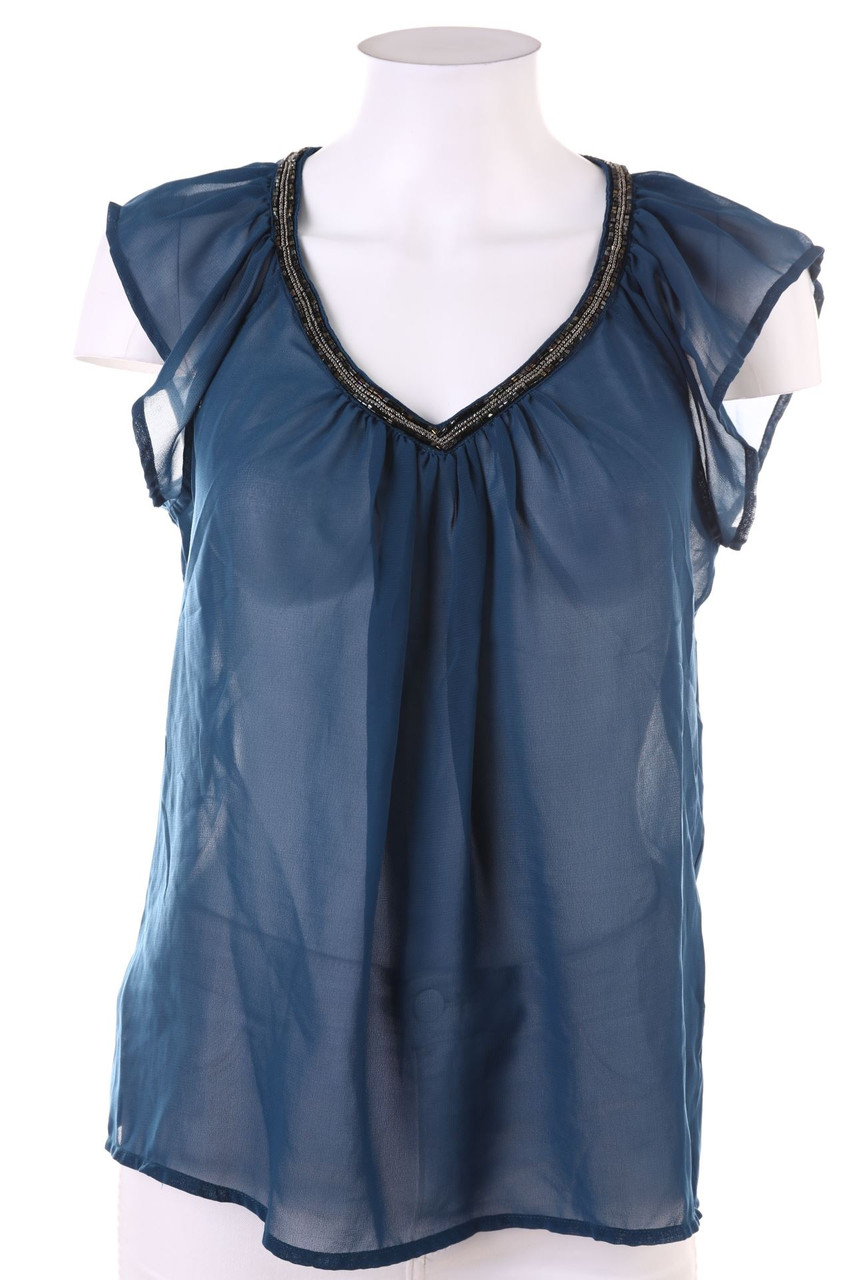 ONLY - Volant-Bluse - S