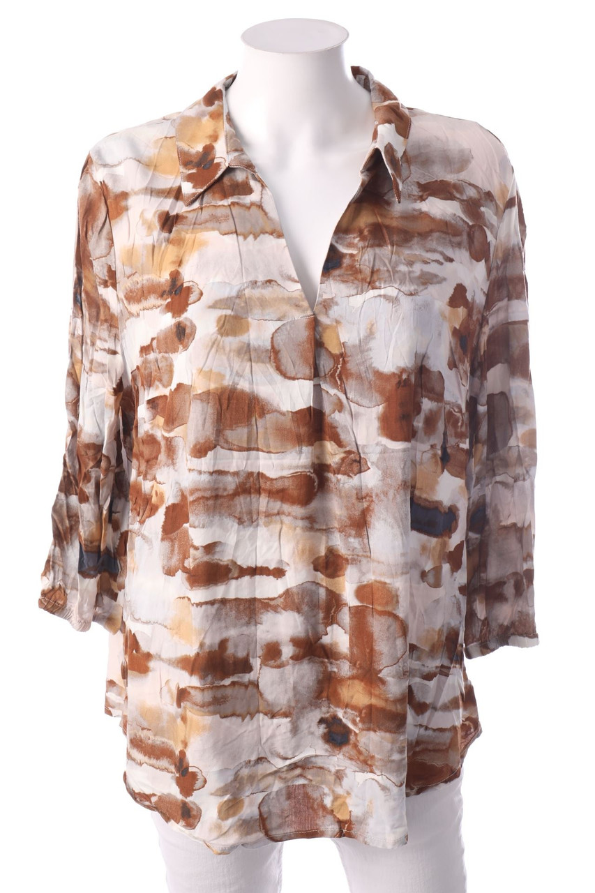 Laura Torelli - Hemd-Bluse mit 3/4-Ärmel - 2XL