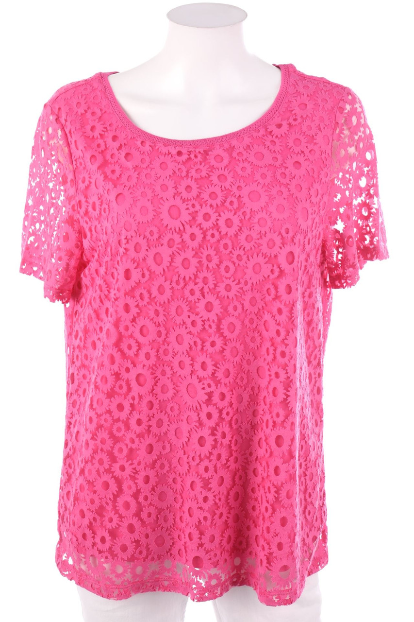 Betty Barclay - Kurzarm-Shirt mit Spitze - L