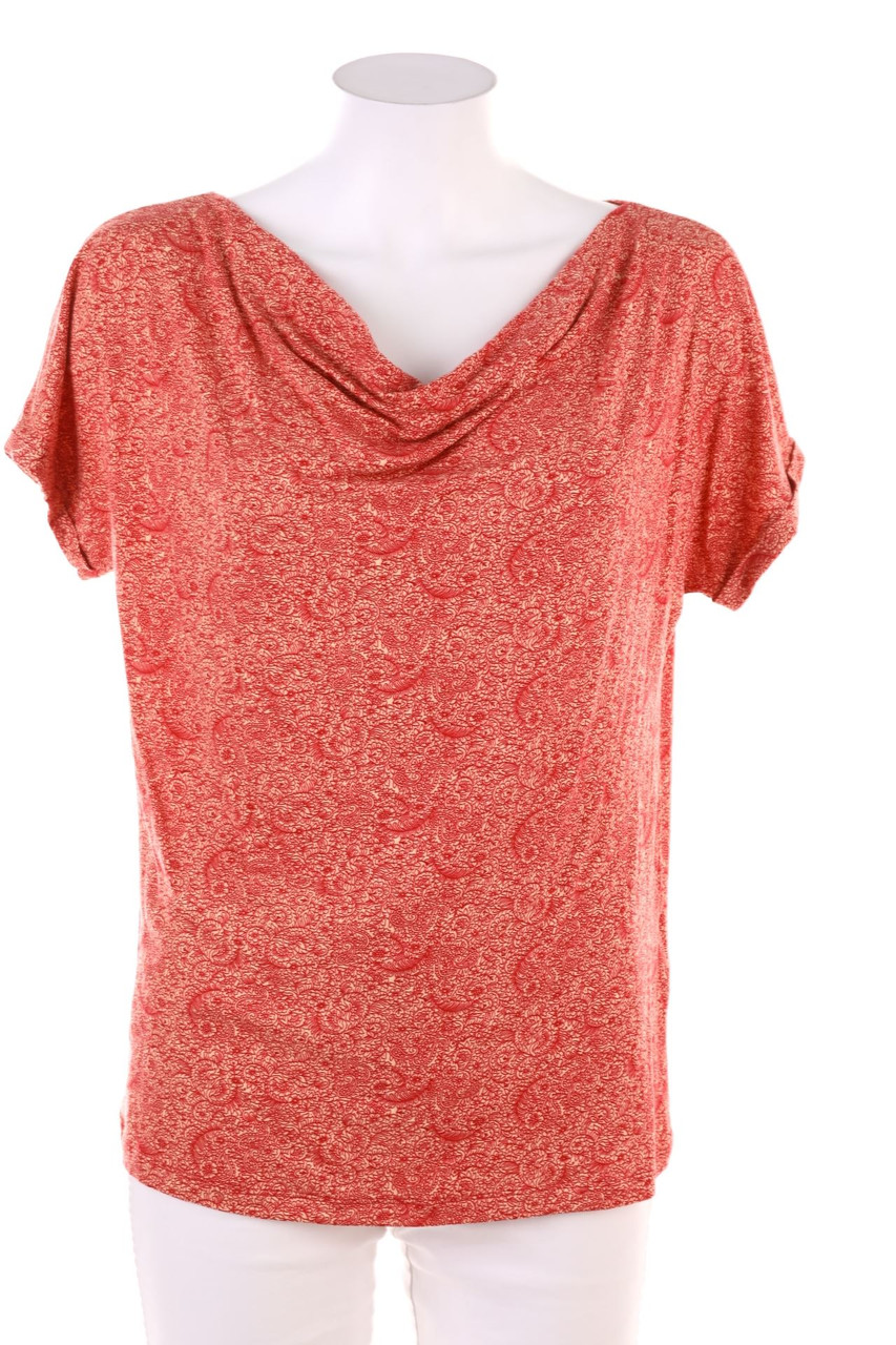 esmara - Kurzarm-Shirt mit Wasserfall-Ausschnitt - S