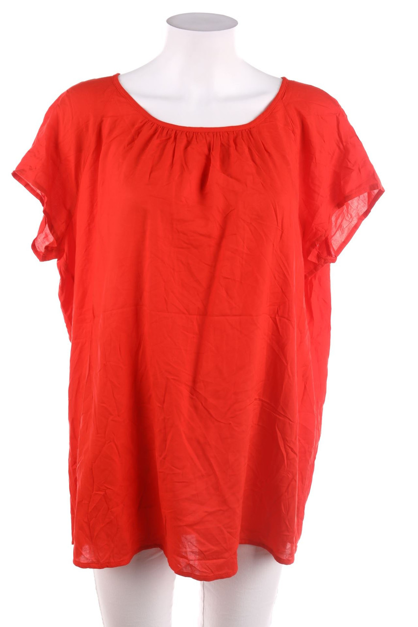 Ohne Label - Kurzarm-Bluse - XL