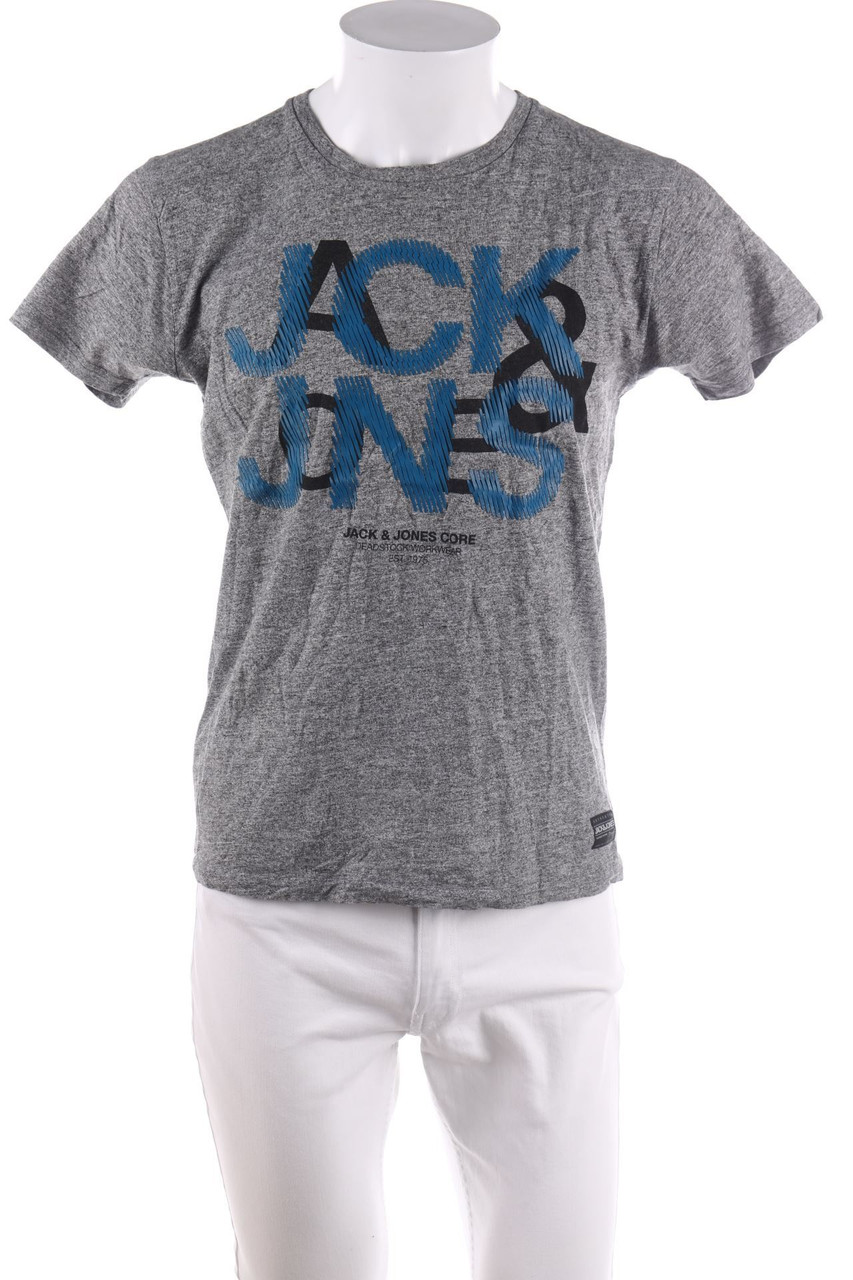 JACK & JONES - T-Shirt mit Logo-Print - M