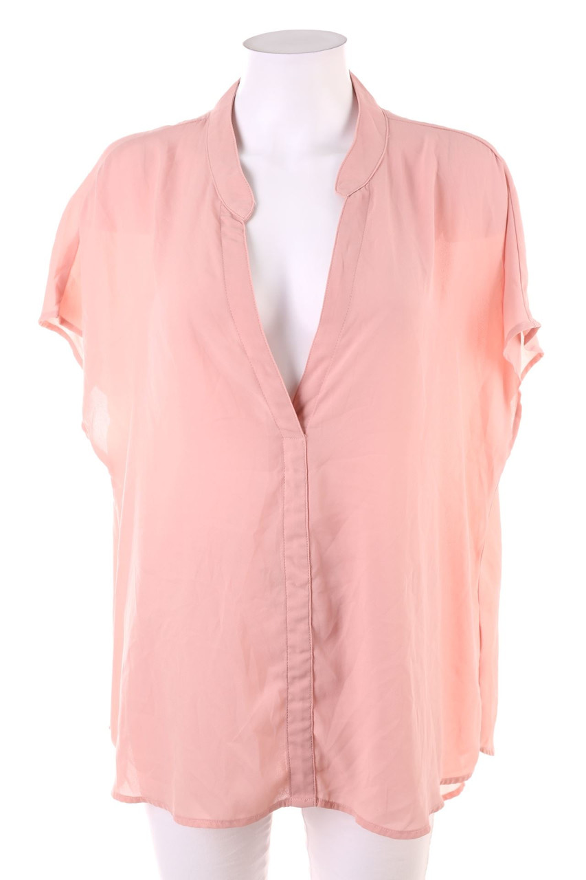 SHEIN - Kurzarm-Bluse - 3XL