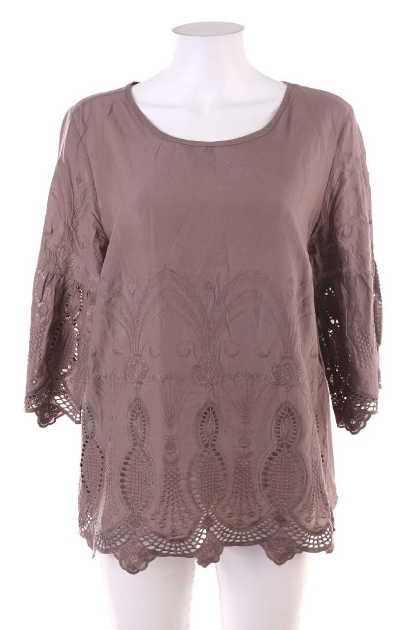 Alessa W. collection - Bluse mit 3/4-Ärmel - 2XL