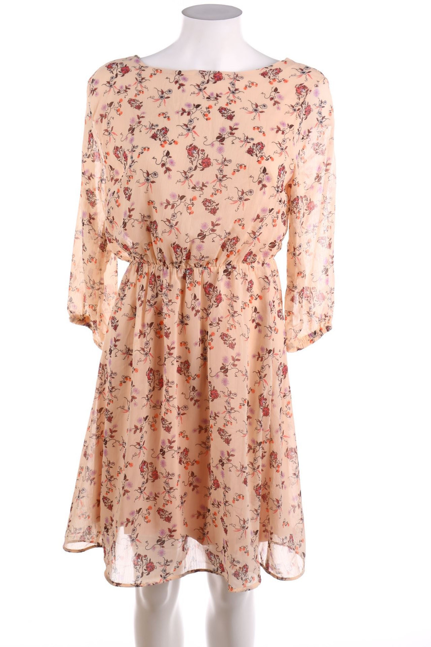 esmara - Chiffon-Kleid mit Blumen-Print - S